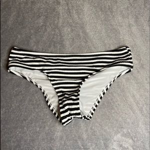 Black and white bathing suit bottoms!